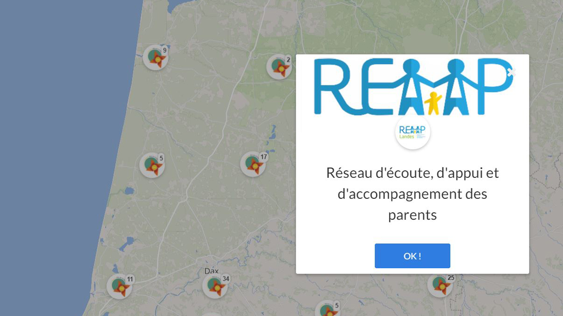 Le REAAP et la CAF des Landes recensent les actions parentalité dans les Landes