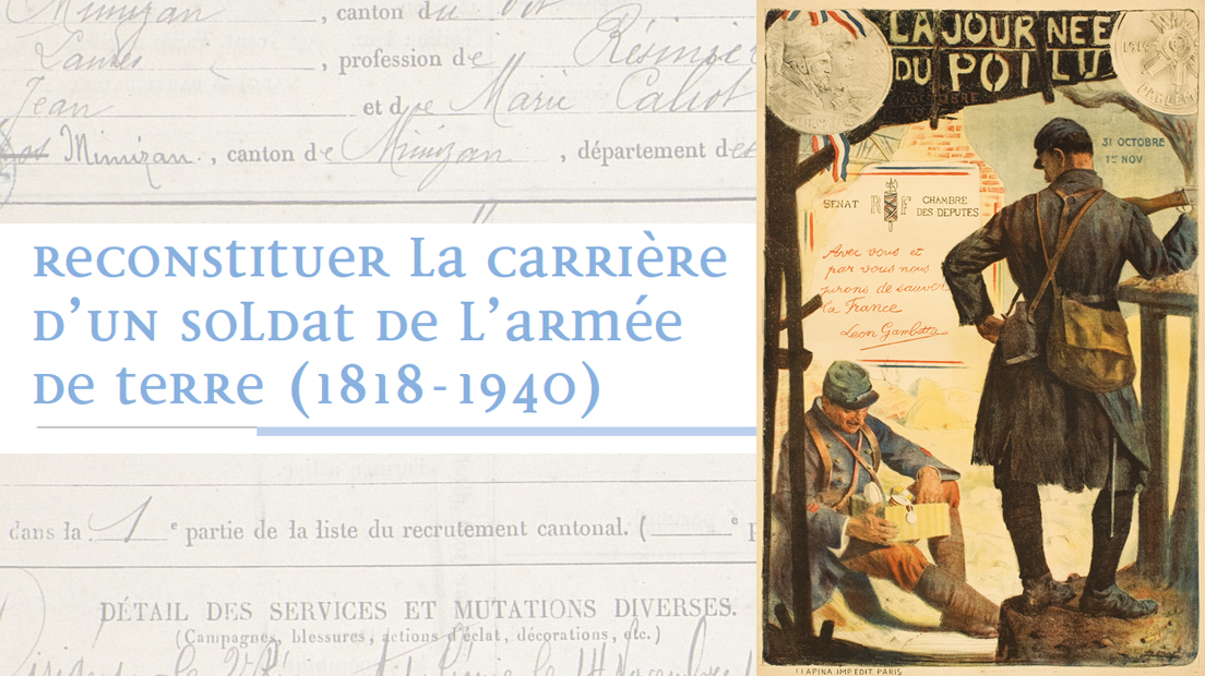 Mont-de-Marsan | Atelier "Reconstituer la carrière d'un soldat de l'armée de terre (1818-1940)"